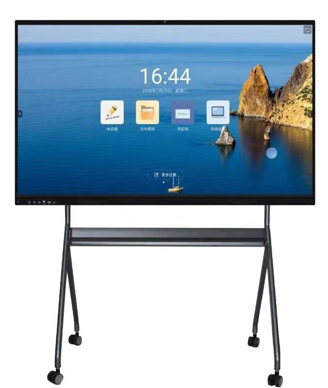 बैठक कक्ष के लिए 75 &quot;4K एचडी टच स्मार्ट एलसीडी स्क्रीन सभी एक पैनल में